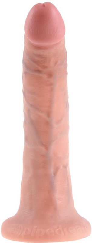 King Cock realistische dildo 18 cm - beige