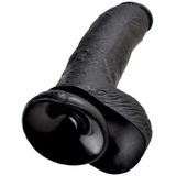 Pipedream King Cock realistische dildo Cock - With Balls zwart - 9 inch