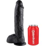 Pipedream King Cock realistische dildo Cock - With Balls zwart - 10,51 inch