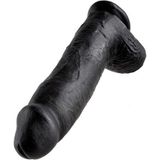 Pipedream King Cock realistische dildo Cock - With Balls zwart - 12 inch