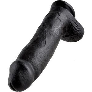 Pipedream King Cock realistische dildo Cock - With Balls zwart - 12 inch