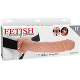 Pipedream - Fetish Fantasy - Hollow Strap-On - 11 Inch - Skin
