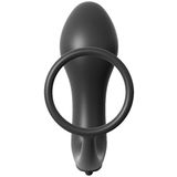 Pipedream - Cockring Vibrating Plug - Anal Toys Buttplugs Zwart