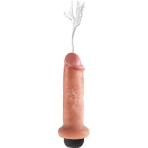 Pipedream King Cock Realistische Spuitende Squirting Dildo - 15 cm - beige