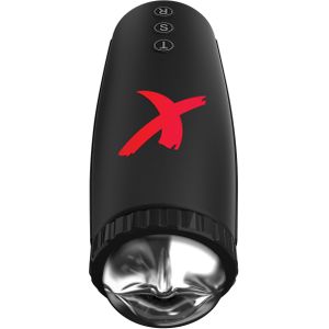 Pipedream PDX Elite Vibrerende Moto-Bator Masturbator - Transparant