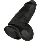 Pipedream 9"" zwarte mollige King Cock realistische dildo