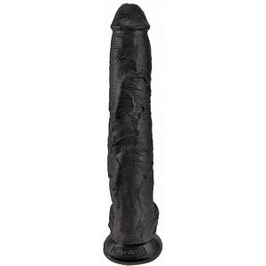 Naturdildo „14" Cock with Balls" mit Saugfuß