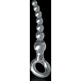 Pipedream - Glazen Anal Beads met Handvat Vast Model - Transparant