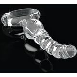 Pipedream - Glazen Anal Beads met Handvat Vast Model - Transparant