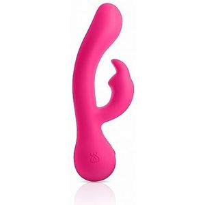 Roze Flexibele Rabbit Vibrator - Ruby
