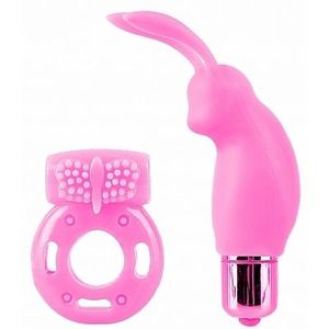 Pipedream - Neon - Vibrating Couples Kit - Pink