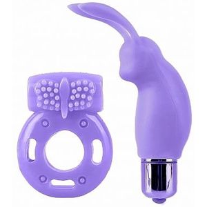 Vibrating Couples Kit - Purple