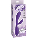 Pipedream - OMG Bestever Silicone Vibrator - Vibrators Clitoral Paars