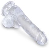 King Cock Realistische Dildo Met Ballen - Clear 6