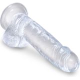 Pipedream King Cock 7 Inch Cock w Balls - transparant, 390 g