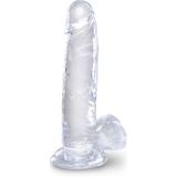 Pipedream King Cock 7 Inch Cock w Balls - transparant, 390 g