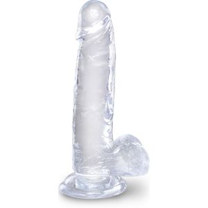 King Cock - Dildo met zuignap en ballen - 20,3 cm