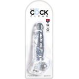 Pipedream - King Cock 8 Inch Cock with Balls - Dildos Transparant