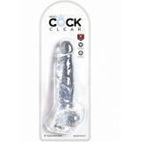 Pipedream - King Cock 8 Inch Cock with Balls - Dildos Transparant