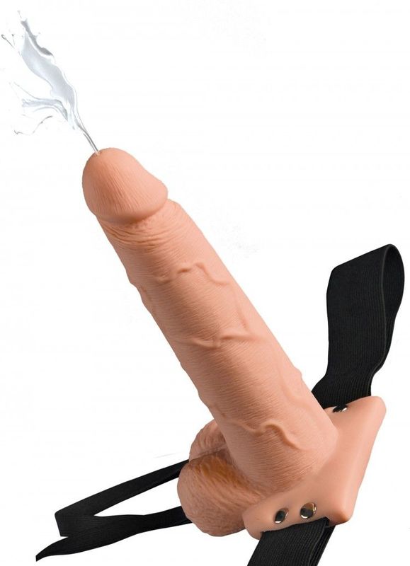 Umschnalldildo mit Spritz-Funktion, Fetish Fantasy Series 1 St Vibrator