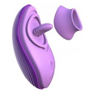 Clitoris Vibrator Her Silicone Fun Tongue - Paars