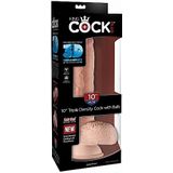 King Cock Dildo '10' Triple Density “ 1 St