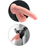 Dildo 'Triple Density' mit Hoden und Saugfuß | Strap-on kompatibel King Cock 1 St