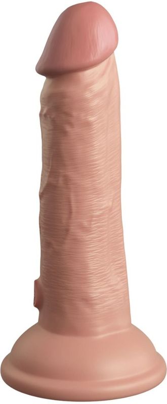 Naturvibrator '6“ Vibrating + Dual Density Silicone' | 10 Vibrationsmodi King Cock 1 St Vibrator