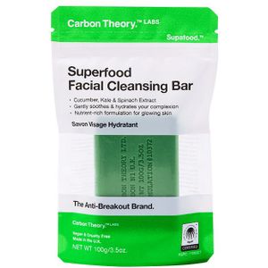 Carbon Theory Facial Cleansing Bar Superfood Reinigingszeep voor het Gezicht Green 100 g