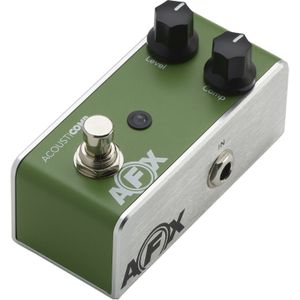 FISHMAN AFX AcoustiComp Pedal, Mini Compressor, grün