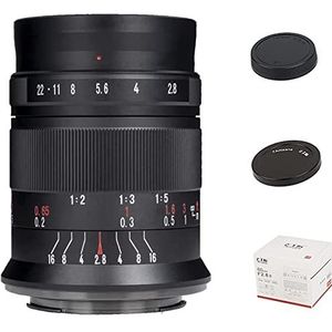 7artisans 60mm F2.8 II V2.0 APS-C macrolens, compatibel met Fuji X-mount camera's Camera's X-A1 X-A10 X-A2 X-A3 A-AT X-M1 XM2 X-T1 X-T3 X -T10 X-T2 X-T20 X-T30 X-Pro1 X-Pro2 X-E1 X-E2 E-E2s X-E3