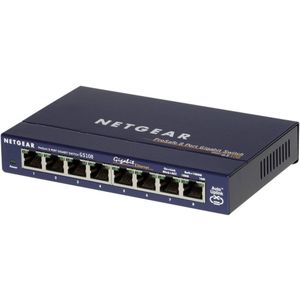 NETGEAR ProSAFE GS108 Netwerk Switch Unmanaged 8 Poorten
