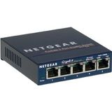 NETGEAR ProSAFE Unmanaged Switch - GS105 - Desktop - 5 Gigabit Ethernet poorten 10/100/1000 Mbps