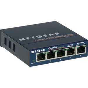 NETGEAR ProSAFE GS105 - Netwerk Switch - Unmanaged - 5 Poorten