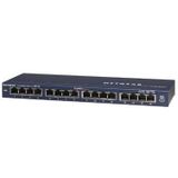 NETGEAR ProSAFE Unmanaged Switch - GS116GE - Desktop - 16 Gigabit Ethernet poorten 10/100/1000 Mbps