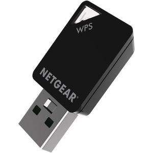 Netgear A6100, Kabellos, USB, WLAN, Wi-Fi 5 (802.11ac), 433 Mbit/s, Schwarz