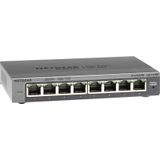 NETGEAR ProSAFE Unmanaged Plus Switch - GS108E - 8 Gigabit Ethernet poorten (GS108E-300PES)