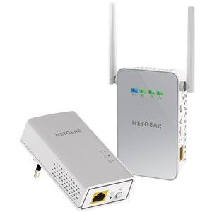 NETGEAR PLW1000-100PES verpakking met 2 CPL 1000 Mbps van de nieuwste generatie – 1 CPL-kabel + 1 CPL WLAN, compatibel met alle boxen