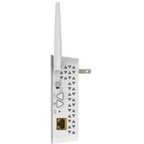 NETGEAR WiFi Repeater (EX6120), WiFi-versterker AC1200, WiFi-booster, krachtige wifi-repeater, dode zones verwijderen, WiFi-extenderafdekkingen tot 120 m², compatibel met alle internetboxen