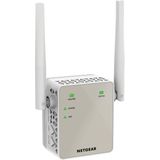 NETGEAR WiFi Repeater (EX6120), WiFi-versterker AC1200, WiFi-booster, krachtige wifi-repeater, dode zones verwijderen, WiFi-extenderafdekkingen tot 120 m², compatibel met alle internetboxen