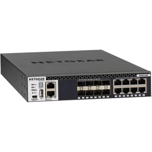 NETGEAR M4300-8X8F Managed L3 10G Ethernet (100/1000/10000) 1U Zwart