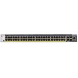 NETGEAR M4300-52G-PoE+ 550W PSU L2/L3/L4 Gigabit Ethernet (10/100/1000) Power over Ethernet (PoE) 1U Zwart