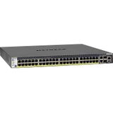 NETGEAR M4300-52G-PoE+ 1000W PSU L2/L3/L4 Gigabit Ethernet (10/100/1000) Power over Ethernet (PoE) 1U Zwart