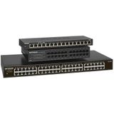 NETGEAR (GS348) Ethernet Switch 48 poorten RJ45 Gigabit (10/100/1000), Switch RJ45 formaat desktop/rack, robuuste behuizing van metaal, stil zonder ventilator voor eenvoudige en voordelige connectiviteit