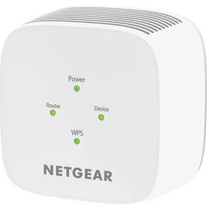 NETGEAR (EX6110) AC1200 krachtige draadloze wifi-repeater, wifi-extender, wifi-booster, verbetert je wifi - Snelle installatie - Toegangspuntknop compatibel met alle internetboxen