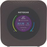 NETGEAR 4G SIM-router, 4G LTE box, mobiele router 4G (MR1100), wifi 1 Gbit/s, verbindt tot 20 apparaten, veilig mobiele wifi, compatibel met alle simkaart van alle operators, lange batterijduur