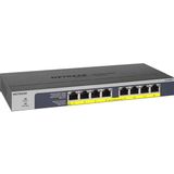 Netgear - Unmanaged Switch - Gigabit - 8 Poorten - PoE Ondersteuning