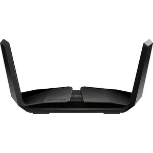 AX6000 NETGEAR Nighthawk RAX120 Wi-Fi 6 router 12 stream AX12, tot 6 Gbps, dekking voor grote woningen en woningen tot 200 m², 4 x 1G en 1 x 2,5/5G LAN, 2 x USB 3.0, WPA3, voor iPhone 11 en S20