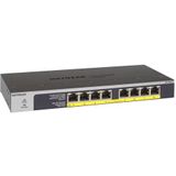 Netgear GS108LP Netwerk Switch - Unmanaged - PoE+ - 8 Poorten