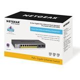 NETGEAR Pro GS110TPv3 - Netwerk Switch - Managed - 8 Poorten - PoE+